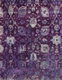 Lilla Persien Persisk Vintagetæppe 315 x 230 cm - view 4