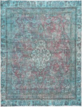 Tapis Persan vintage 267 x 183 turquoise