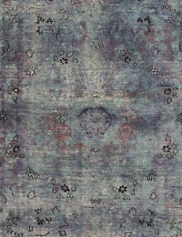 Lilla Persien Persisk Vintagetæppe 285 x 197 cm - view 4