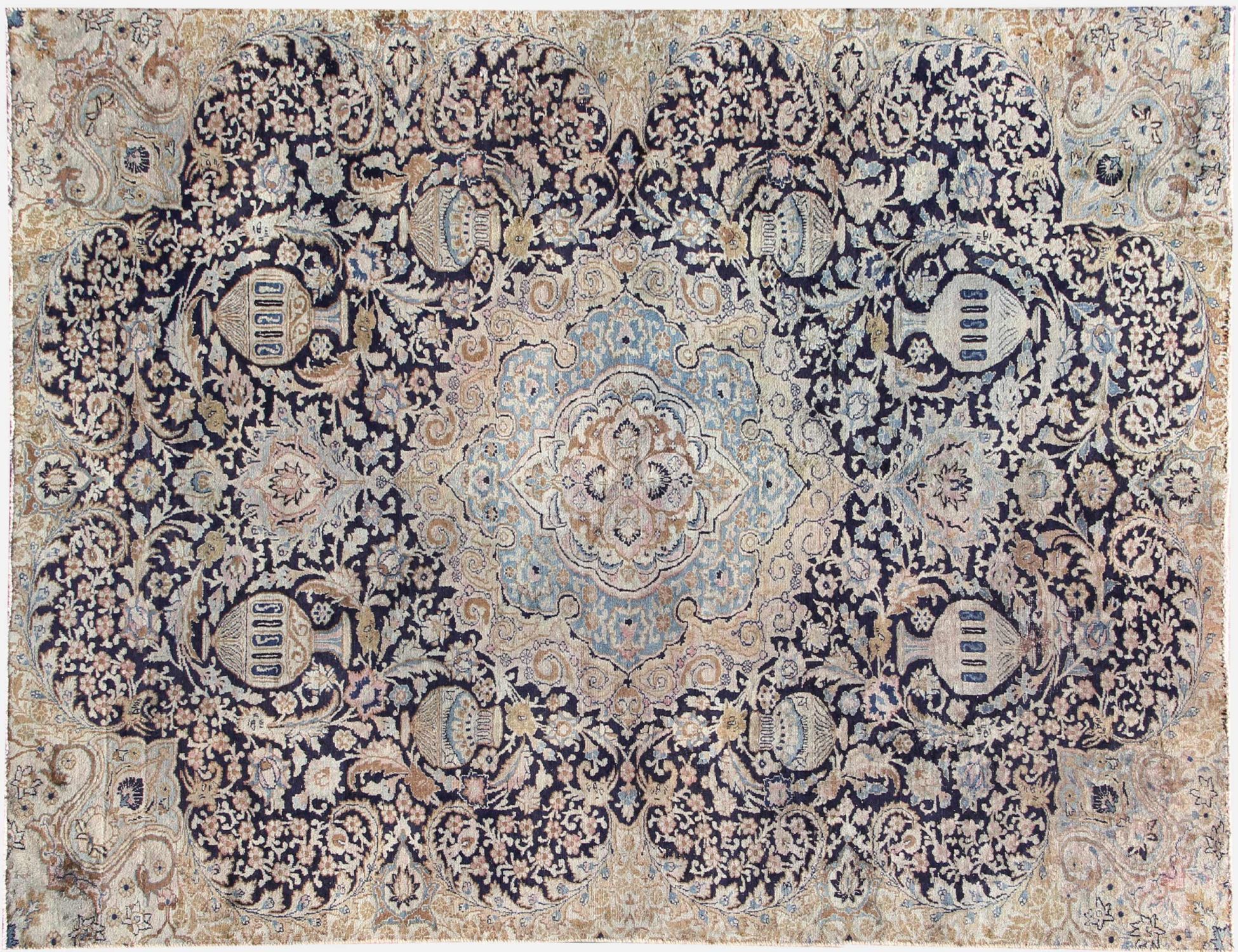 Kashmar Tappeto  blu <br/>270 x 185 cm