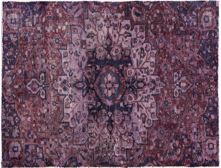 Marron Persan Tapis Persan vintage 237 x 150 cm