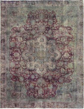 Persischer Vintage Teppich 360 x 282 grün
