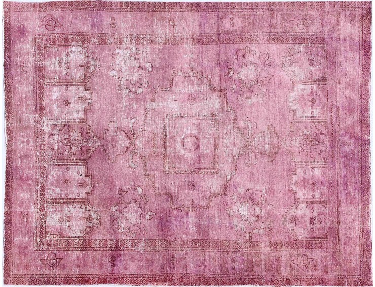 Lila Persien Persischer Vintage Teppich  282 x 202 cm