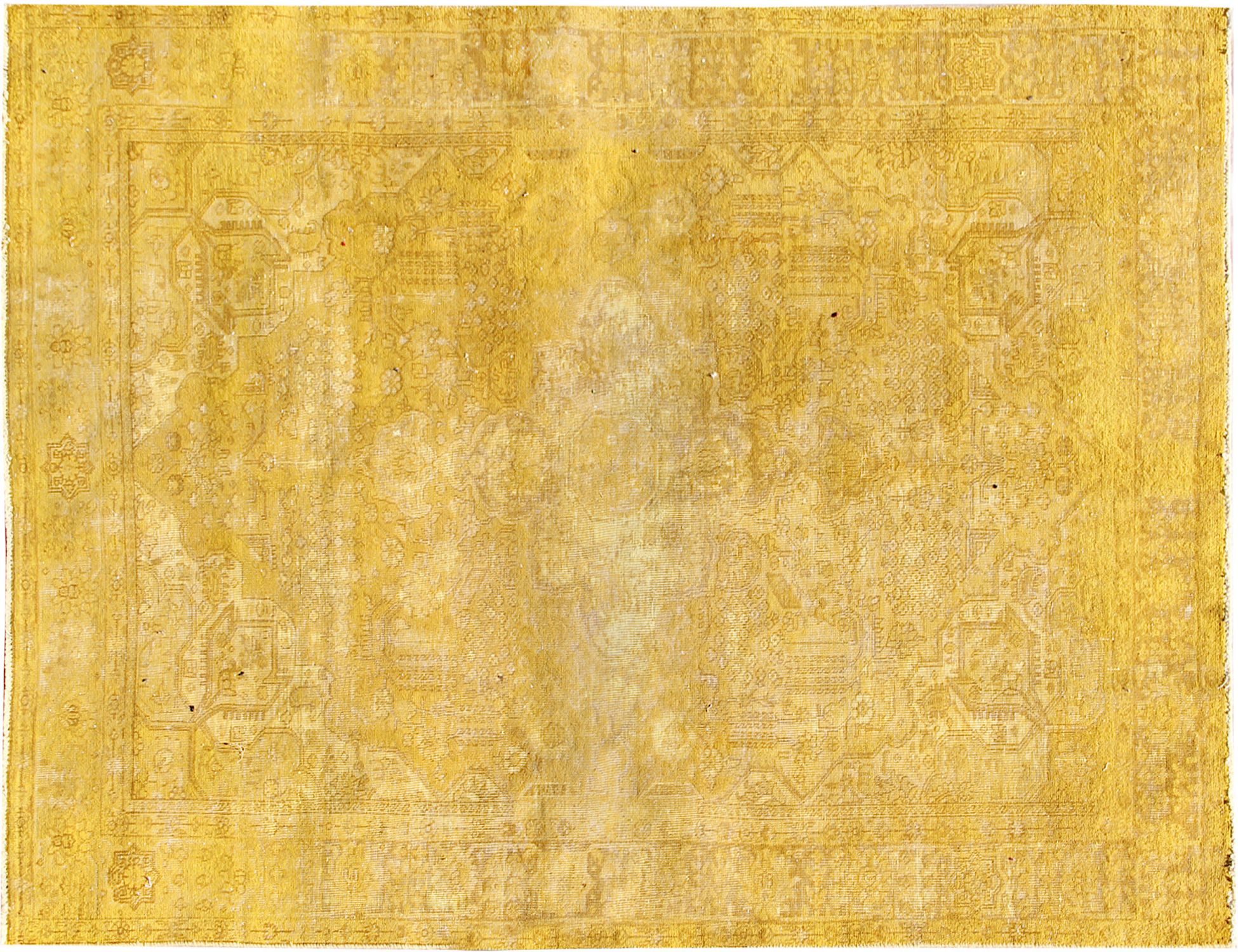 Persisk Vintagetæppe  gul <br/>268 x 190 cm