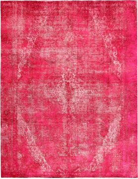 Tappeto vintage persiano 326 x 270 rosa