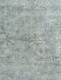 Grøn Persien Persisk Vintagetæppe 285 x 190 cm - view 4