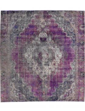 Persischer Vintage Teppich 285 x 260 lila