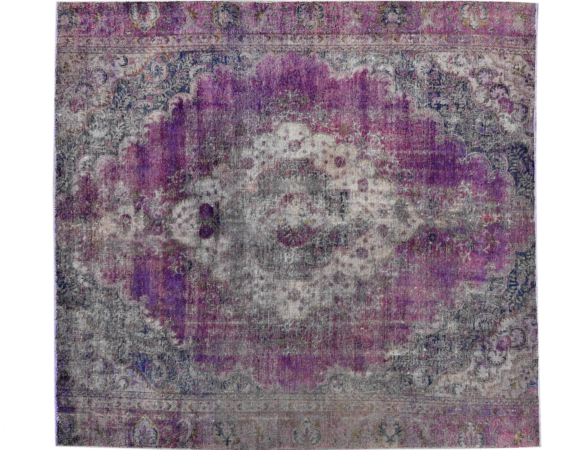 Persischer Vintage Teppich  lila <br/>285 x 260 cm