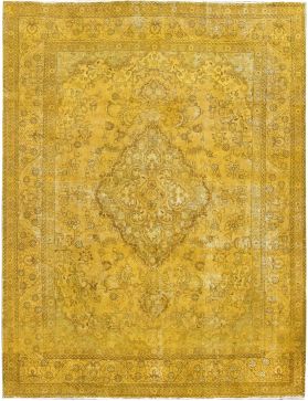 Persischer Vintage Teppich 395 x 295 gelb