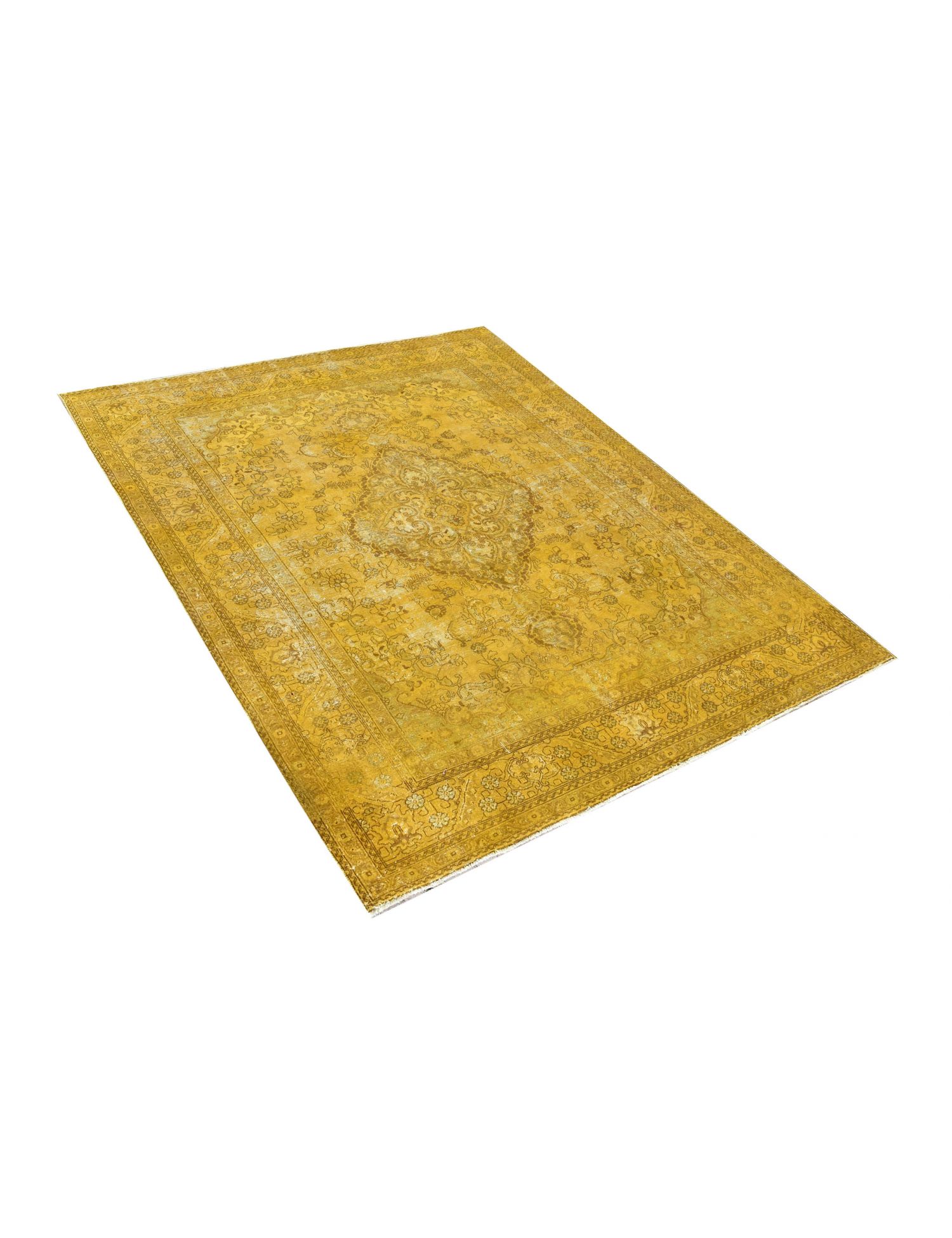 Persialaiset vintage matot  keltainen <br/>395 x 295 cm