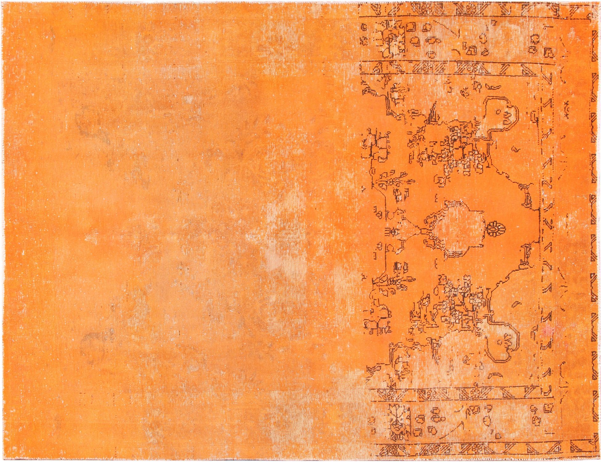 Persisk vintage teppe  oransje <br/>280 x 194 cm