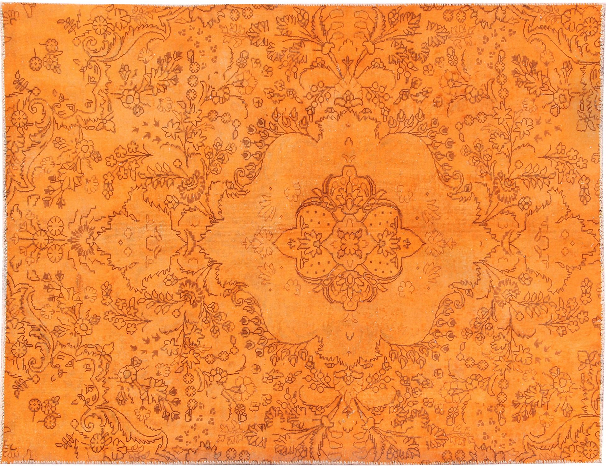 Persialaiset vintage matot  oranssi <br/>188 x 130 cm