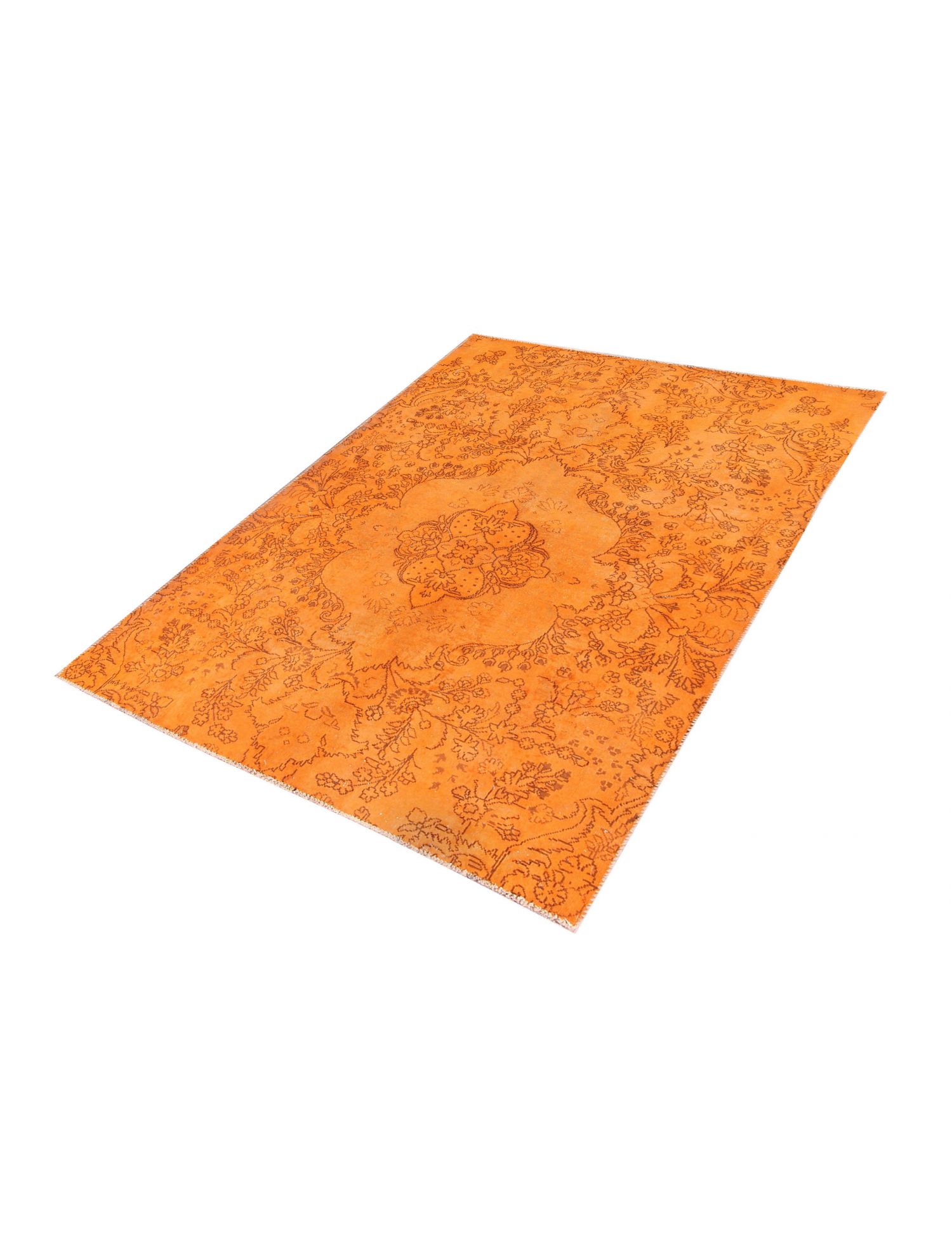 Tapis Persan vintage  orange <br/>188 x 130 cm
