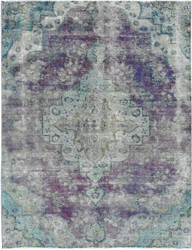 Persischer Vintage Teppich 295 x 194 grau