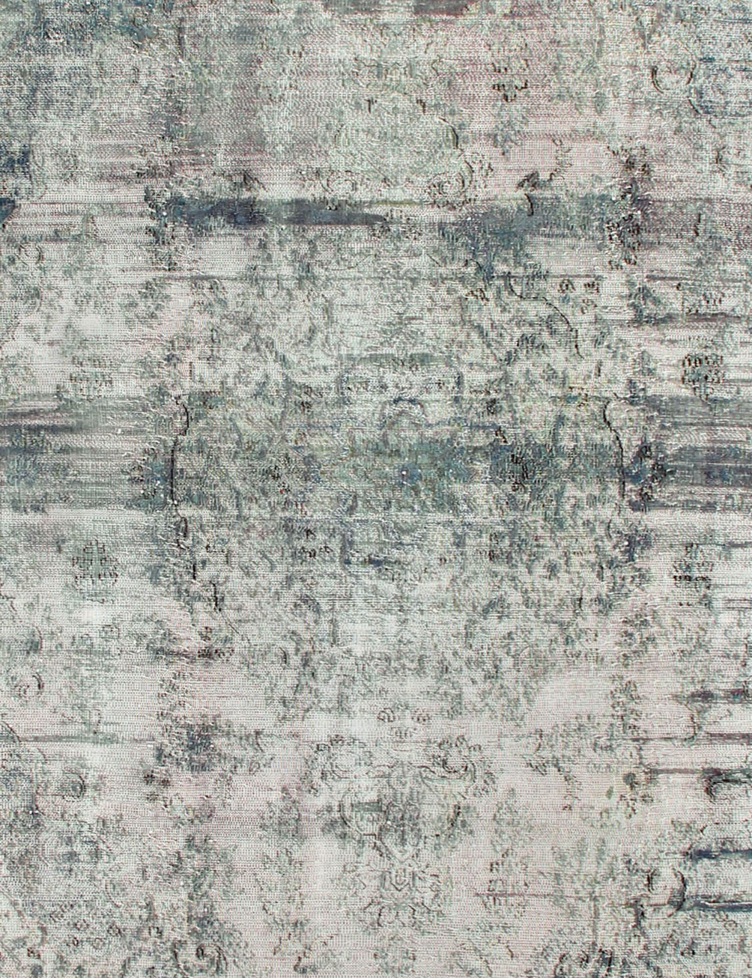 Persischer Vintage Teppich  grün <br/>380 x 274 cm