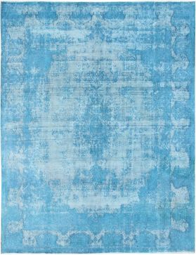 Persischer Vintage Teppich 390 x 282 blau