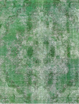 Grün Persien Persischer Vintage Teppich  287 x 208 cm