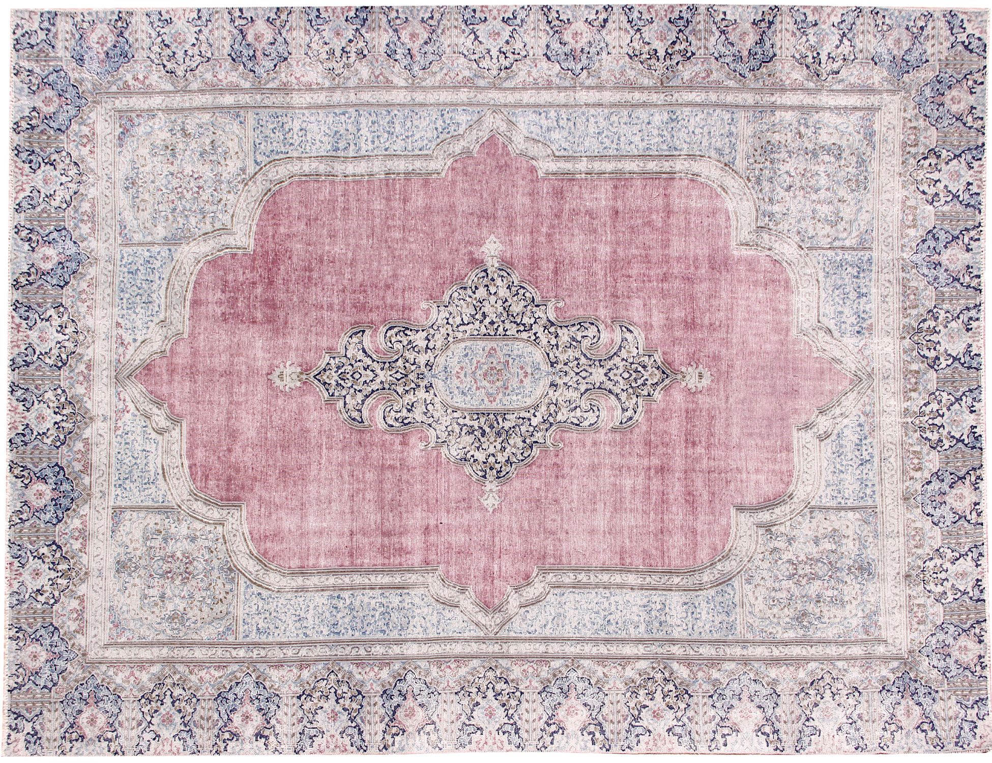 Persisk Vintagetæppe  blå <br/>398 x 270 cm