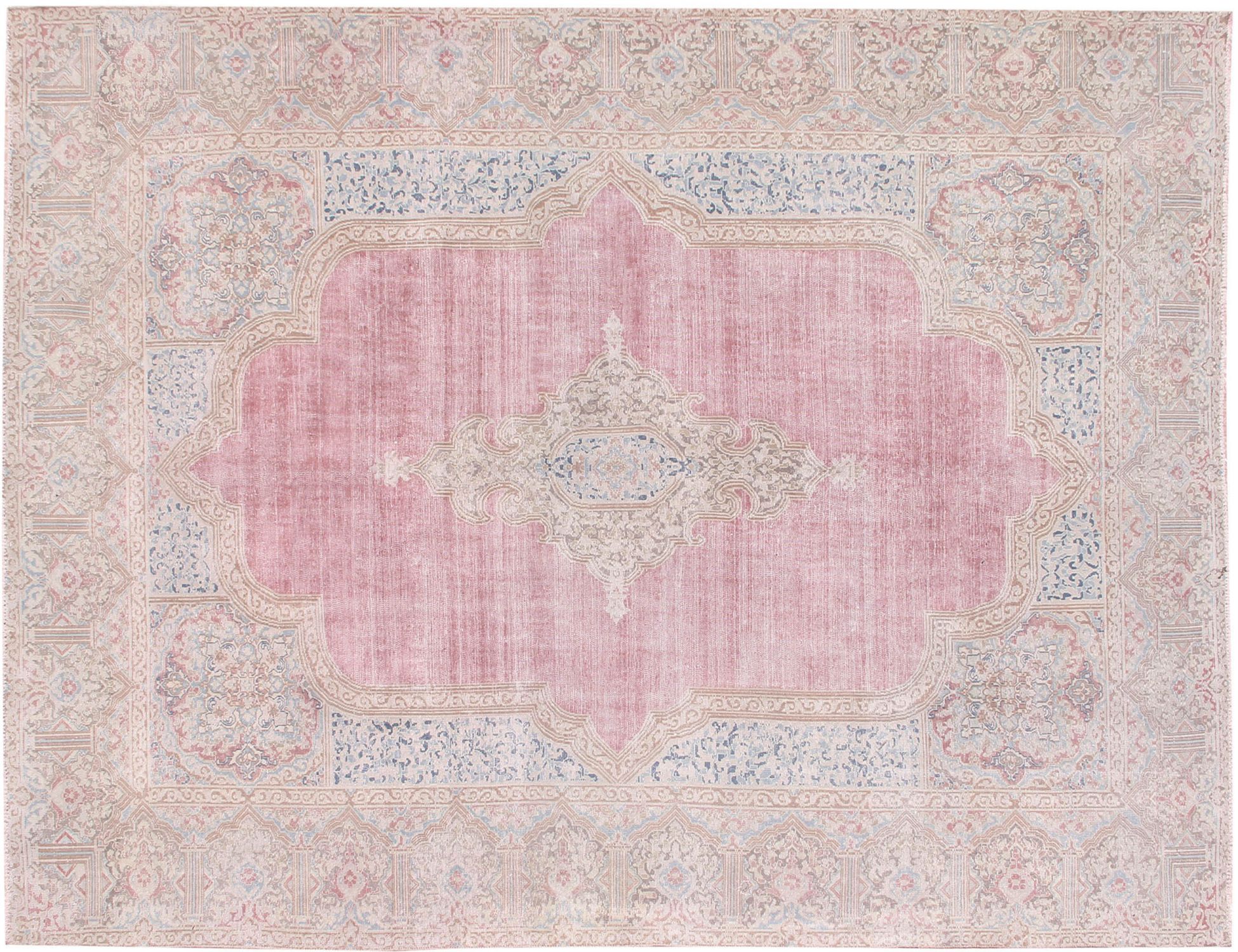 Persischer Vintage Teppich  beige <br/>390 x 284 cm