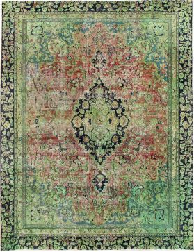 Tappeto vintage persiano  verde <br/>331 x 258 cm