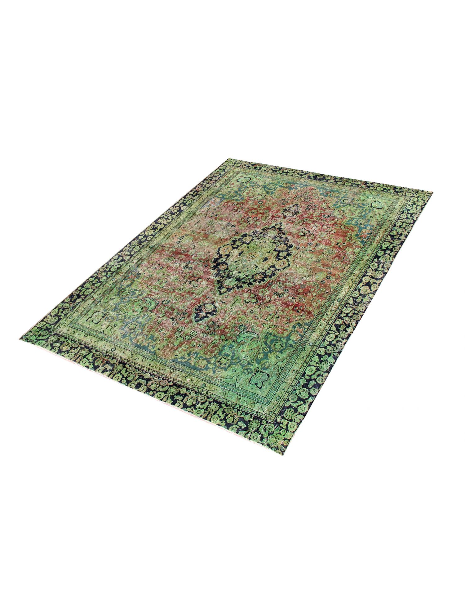 Tappeto vintage persiano  verde <br/>331 x 258 cm