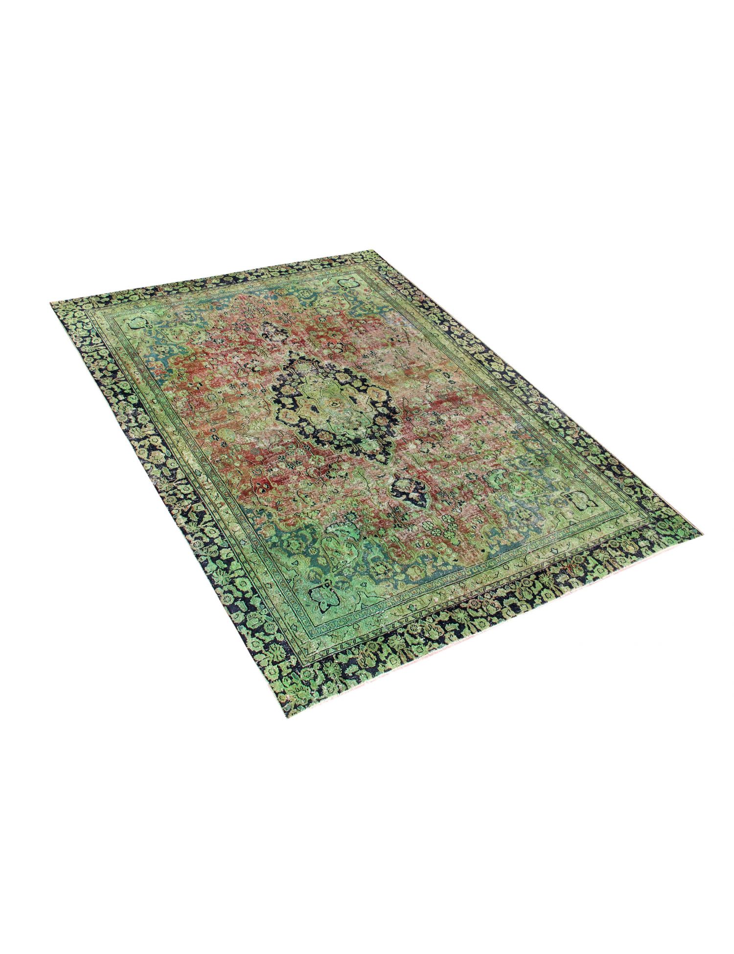 Tappeto vintage persiano  verde <br/>331 x 258 cm