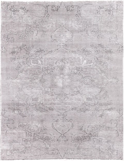 Beige Persan Tapis Persan vintage 222 x 122 cm