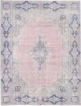 Perzisch vintage tapijt 403 x 283 blauw