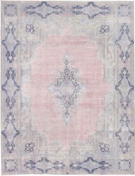 Tapis persan vintage 403 x 283 bleu