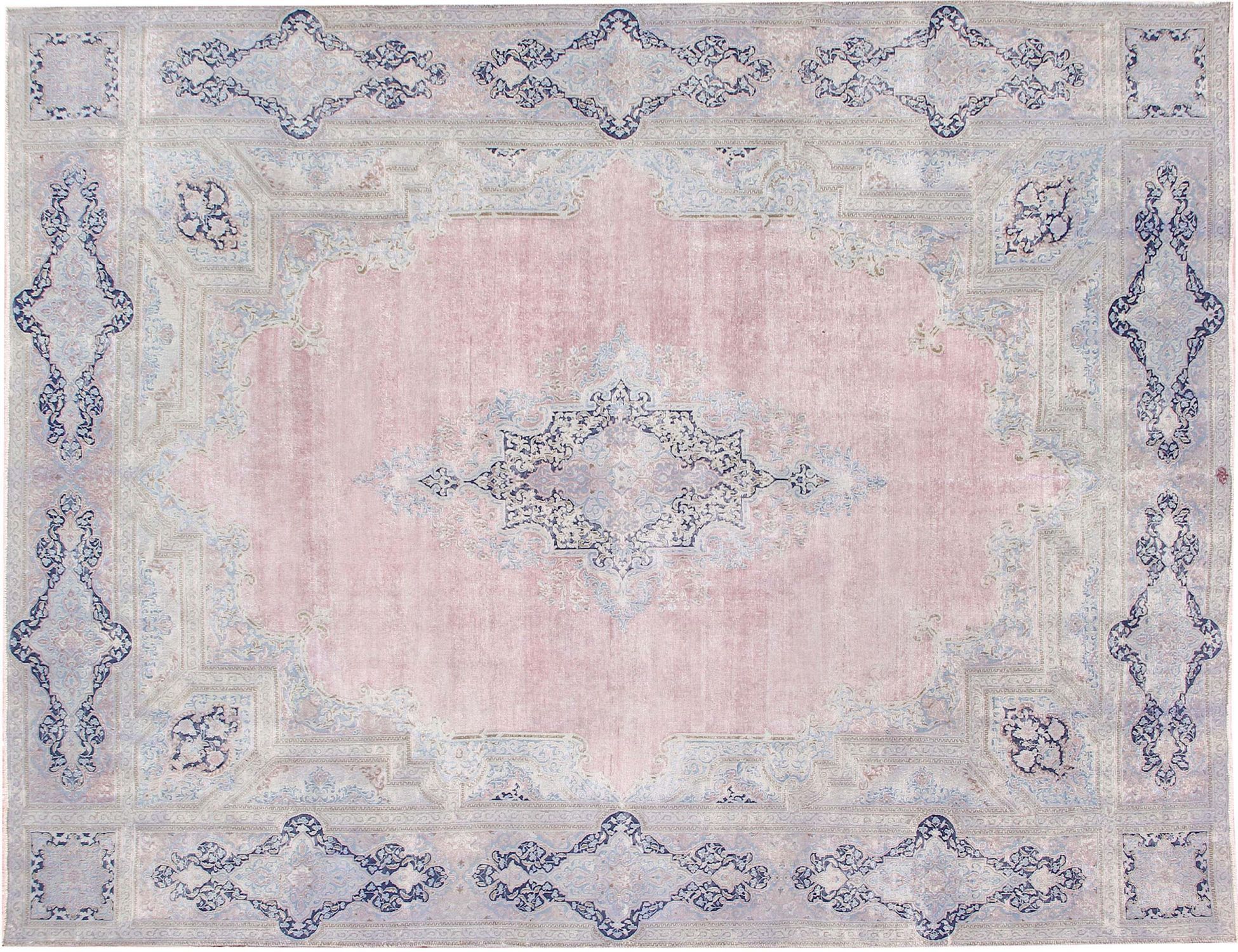 Tappeto vintage persiano  blu <br/>403 x 283 cm