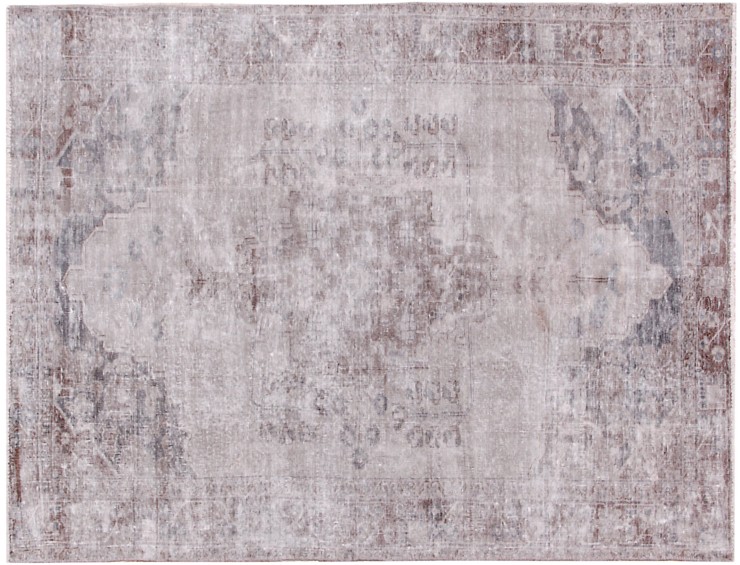Grise Persan Tapis persan vintage  265 x 145 cm