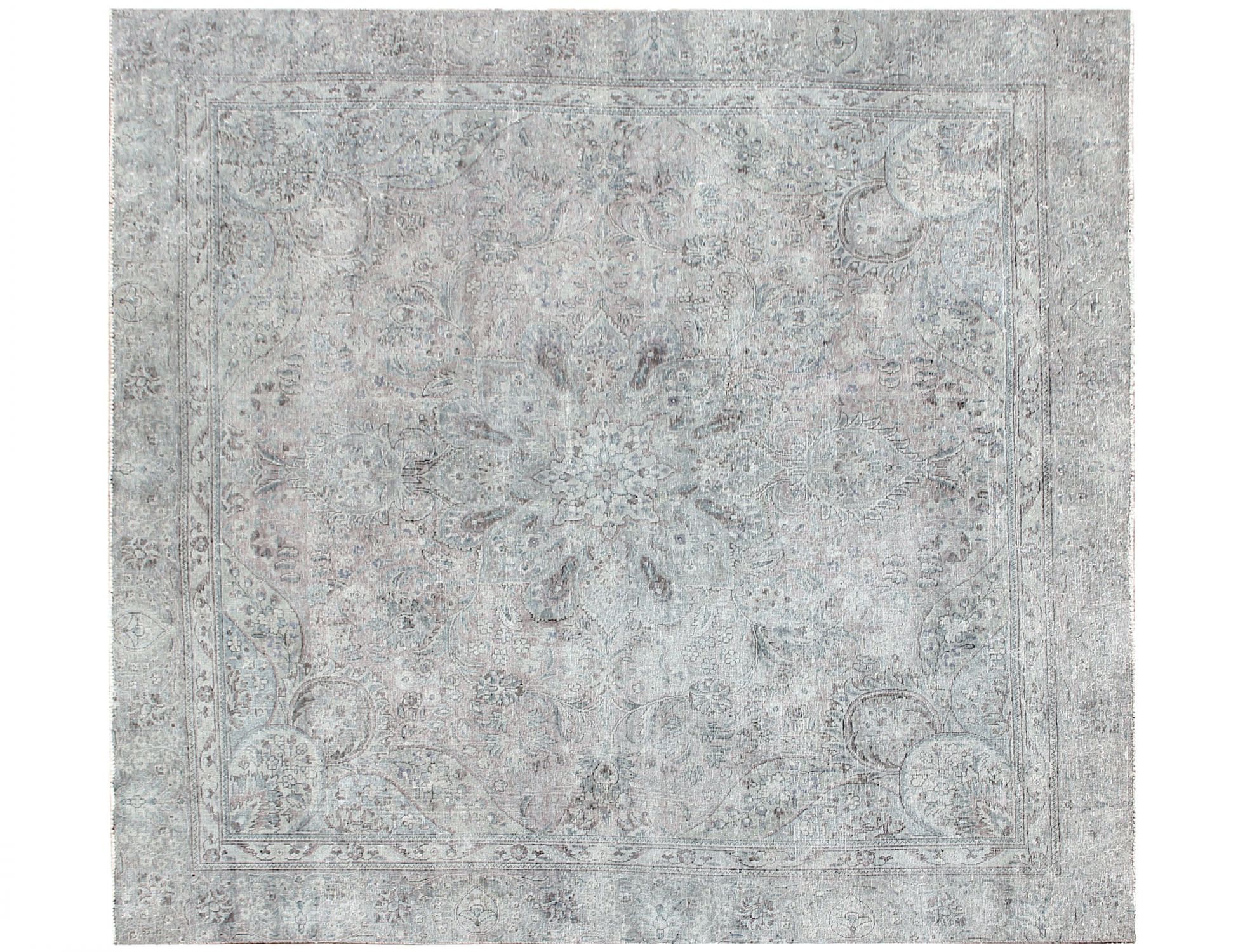 Persisk vintagetæppe  grå <br/>270 x 275 cm