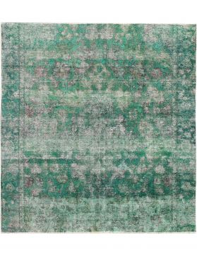 Perzisch vintage tapijt 220 x 205 groen