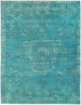 Tappeto vintage persiano  turchese <br/>242 x 154 cm