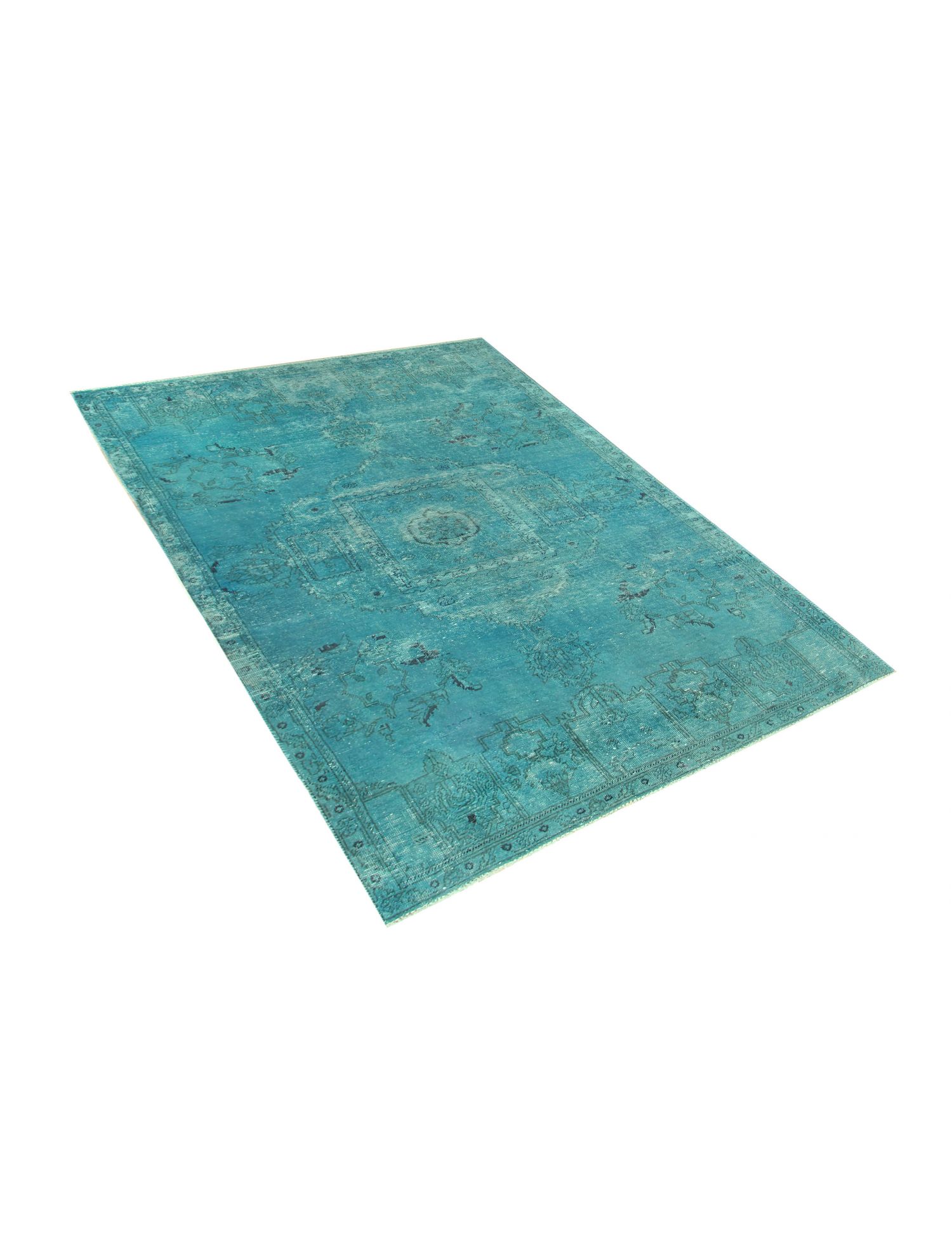 Persischer vintage teppich  türkis <br/>242 x 124 cm