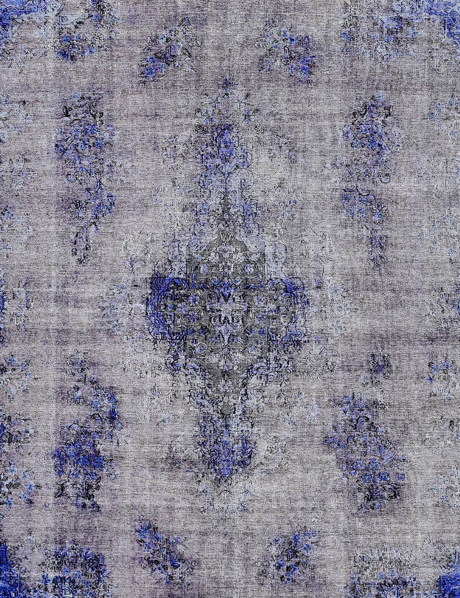 Tapis persan vintage  bleu <br/>400 x 288 cm