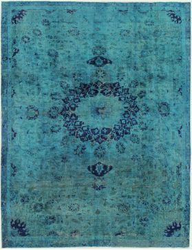 Alfombra persa vintage 310 x 220 turquesa