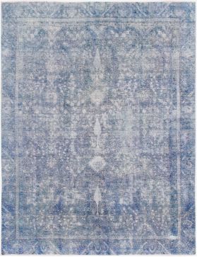 Persischer vintage teppich 357 x 270 blau