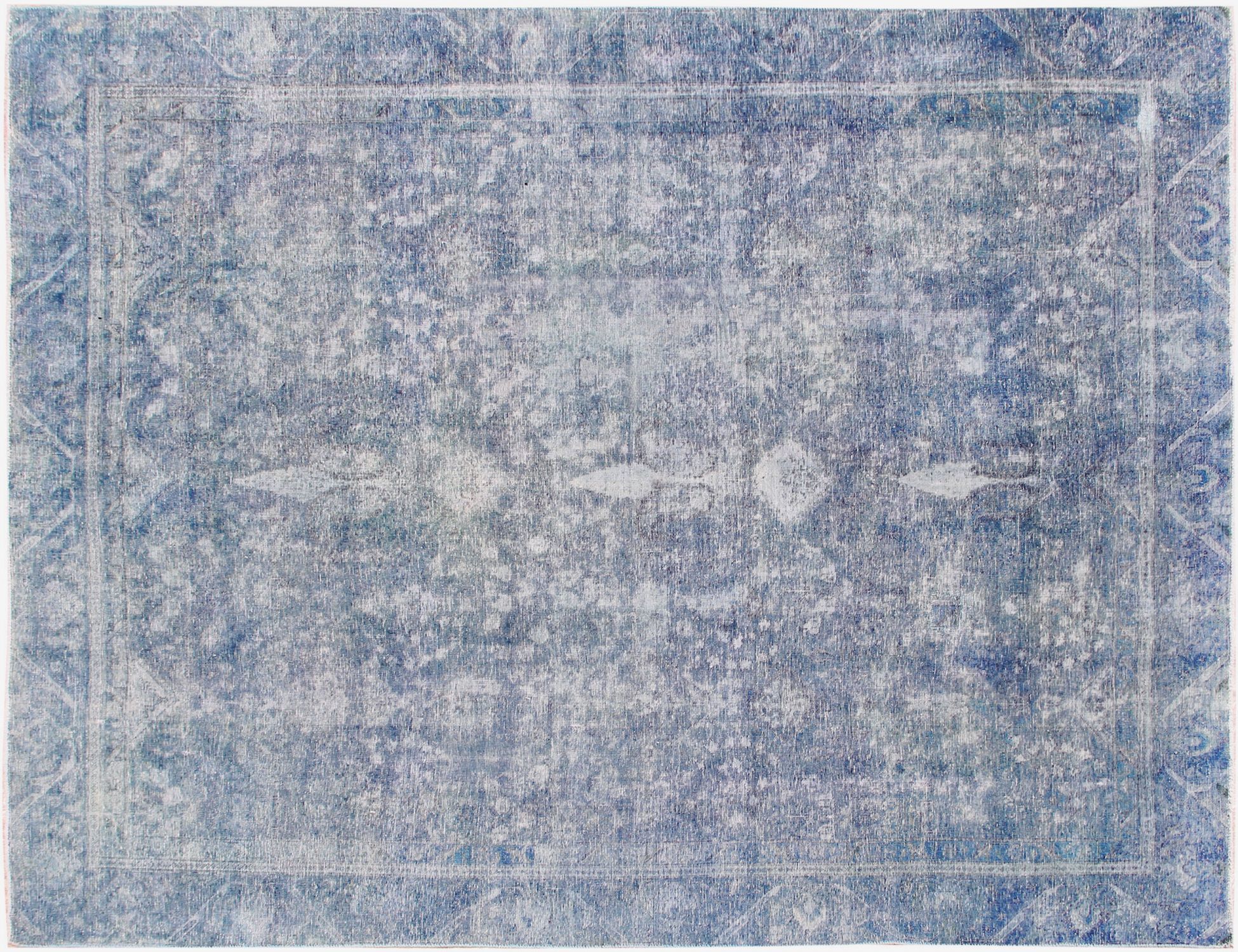 Persisk vintagetæppe  blå <br/>357 x 270 cm
