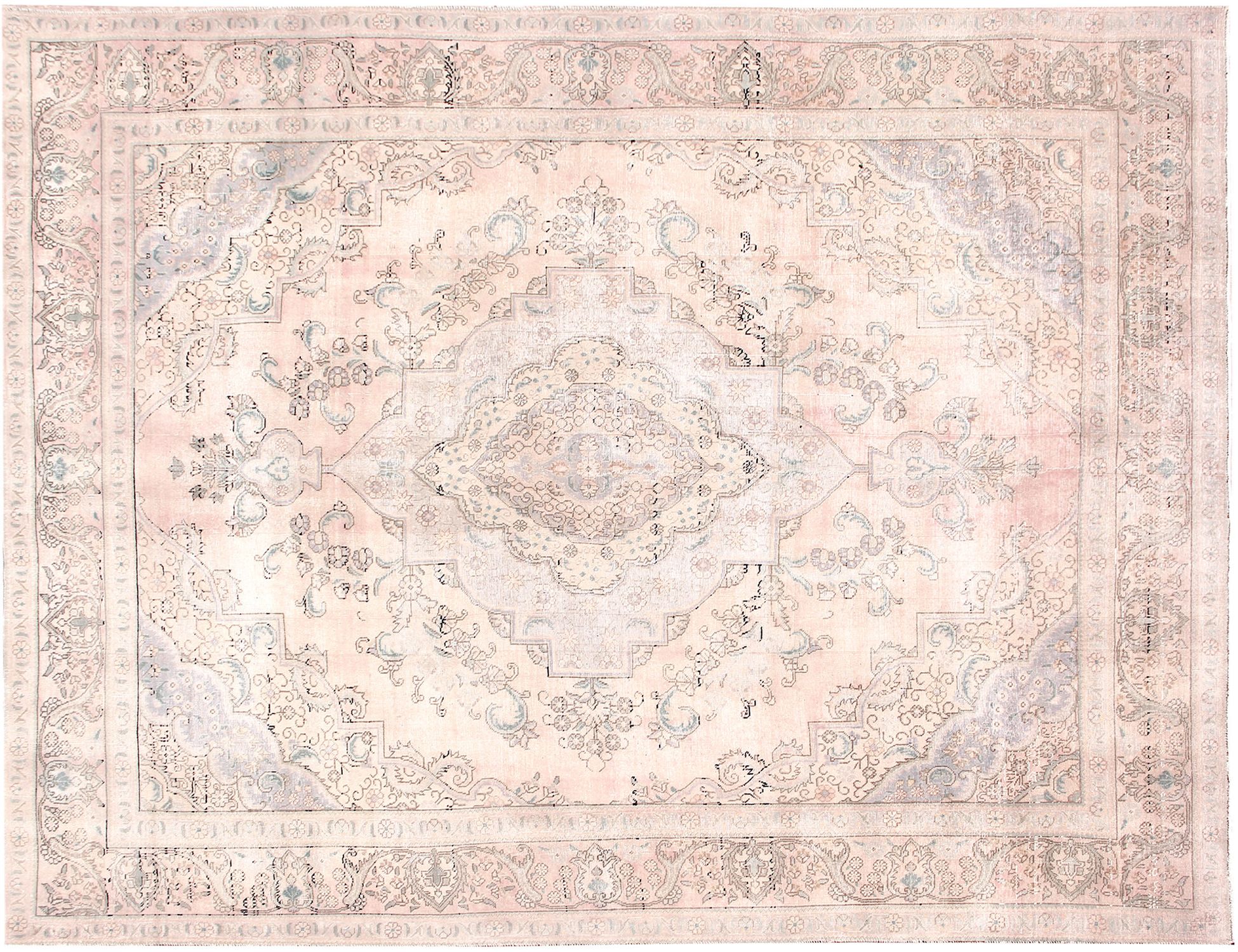 Tapis persan vintage  beige <br/>380 x 280 cm
