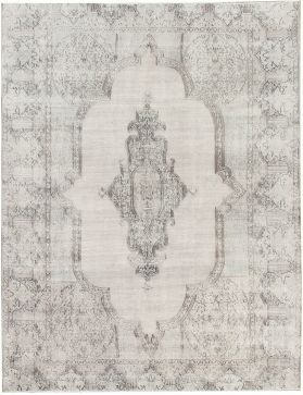 Perzisch vintage tapijt 342 x 290 grijs