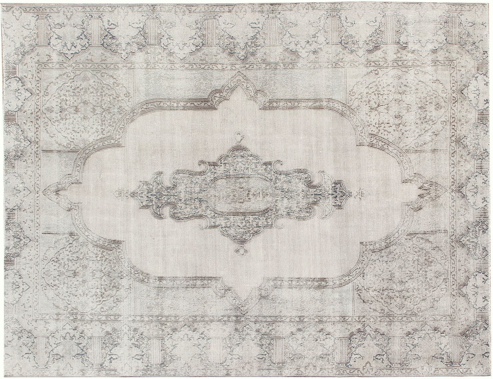 Persisk vintagetæppe  grå <br/>342 x 290 cm