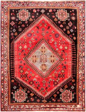 Qashqai Tapis 158 x 118 rouge