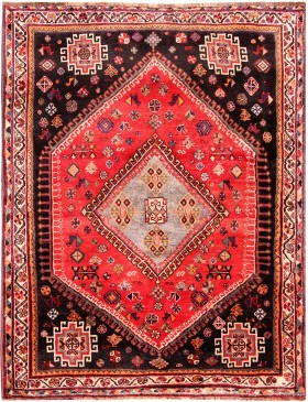 Red  Persia Qashqai Carpet  158 x 118 cm
