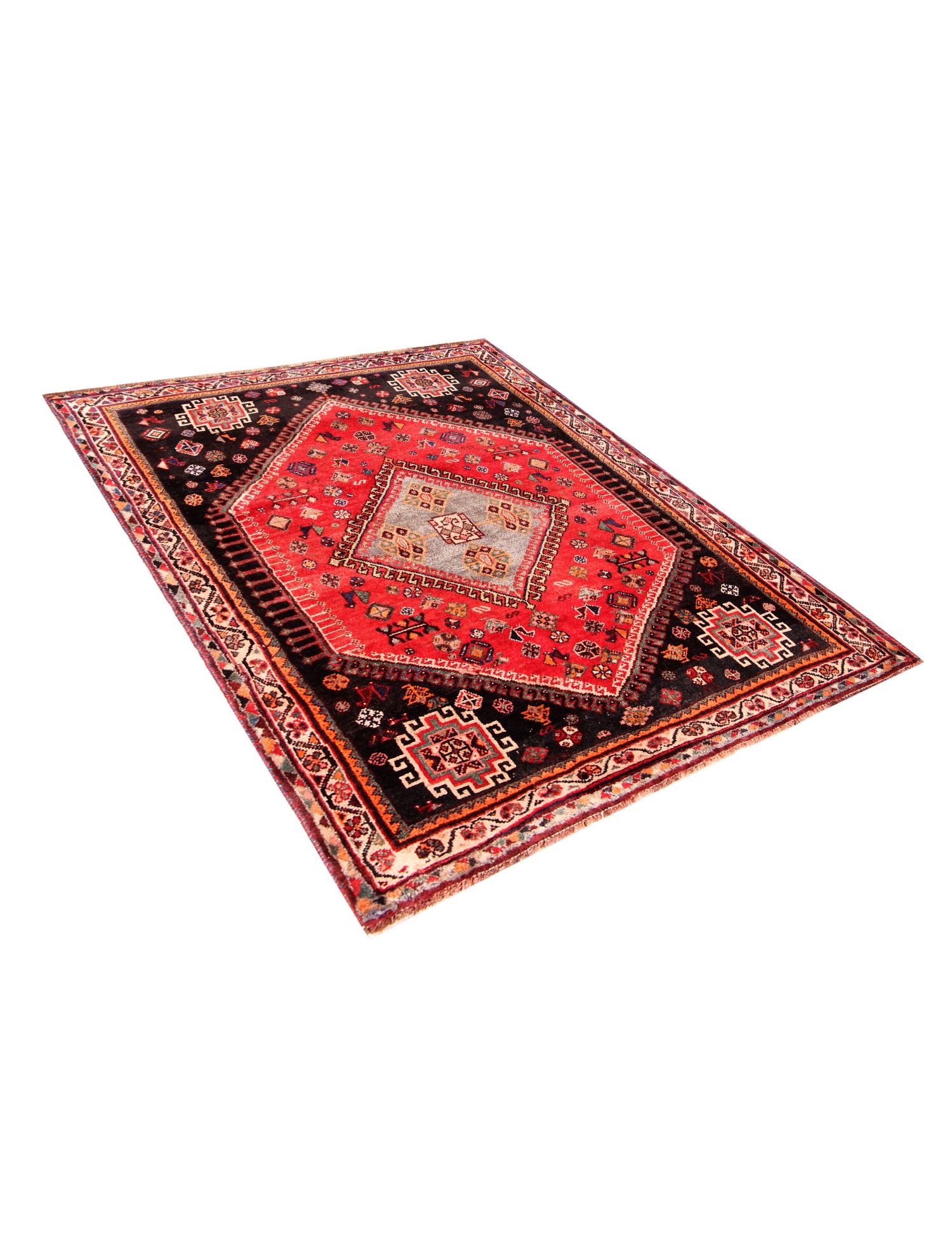 Qashqai Tapis  rouge <br/>158 x 118 cm