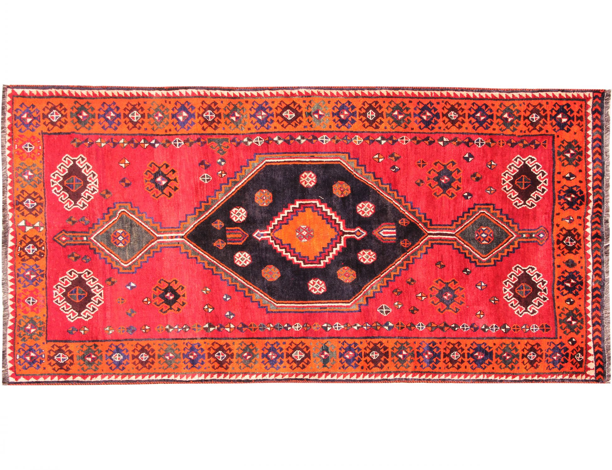 Shiraz Tapis  rouge <br/>290 x 160 cm