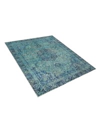 Turquoise Persan Tapis persan vintage 350 x 242 cm - view 3