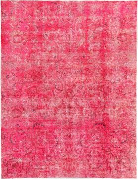 Persian vintage carpet 264 x 198 red 