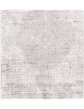 Persisk vintage matta 130 x 110 grå