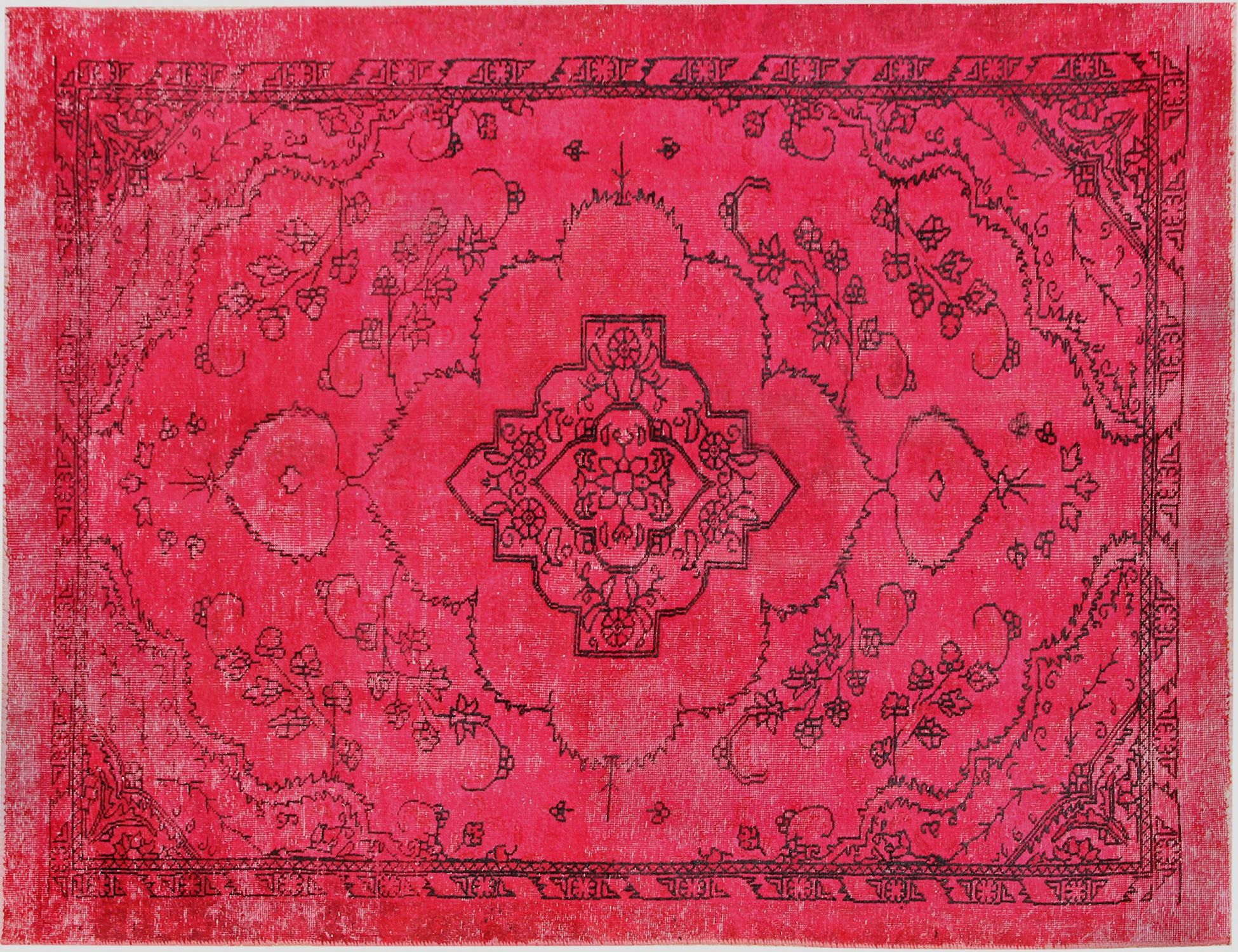 Persisk vintagetæppe  rød <br/>250 x 164 cm